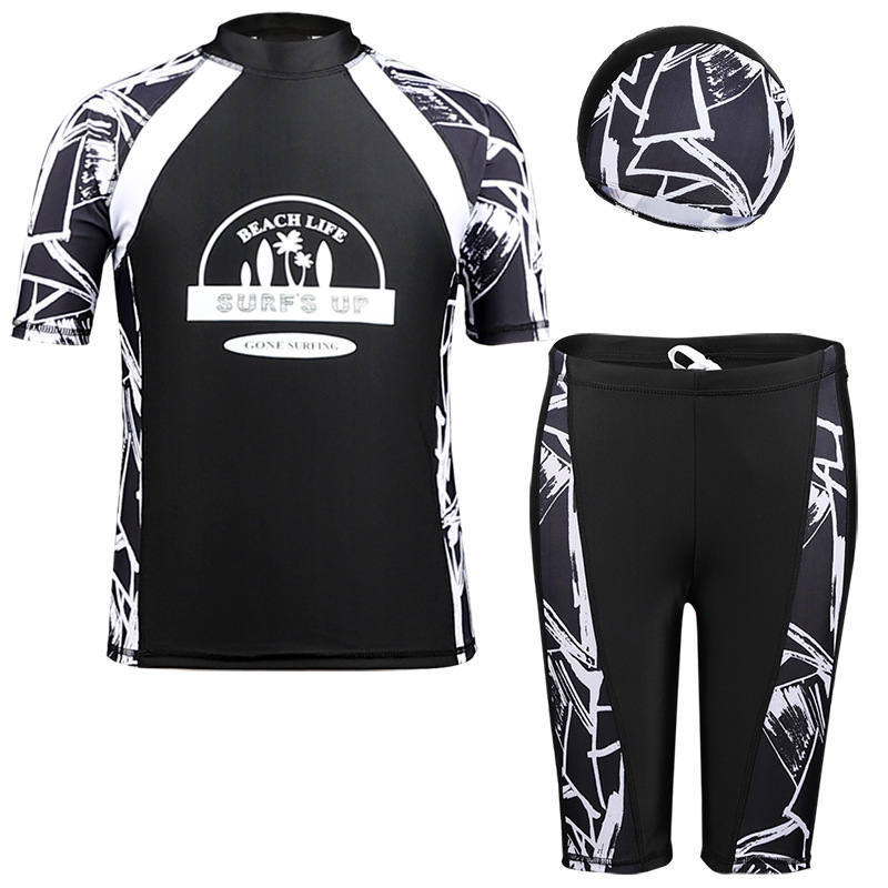 Rash Guard - Kinderen Badmode 3-delig Jongens Rash Guard