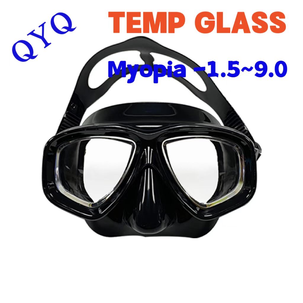 Snorkel Set - QYQ Snorkelmasker Optische Bijziendheid Lenspak Volwassen