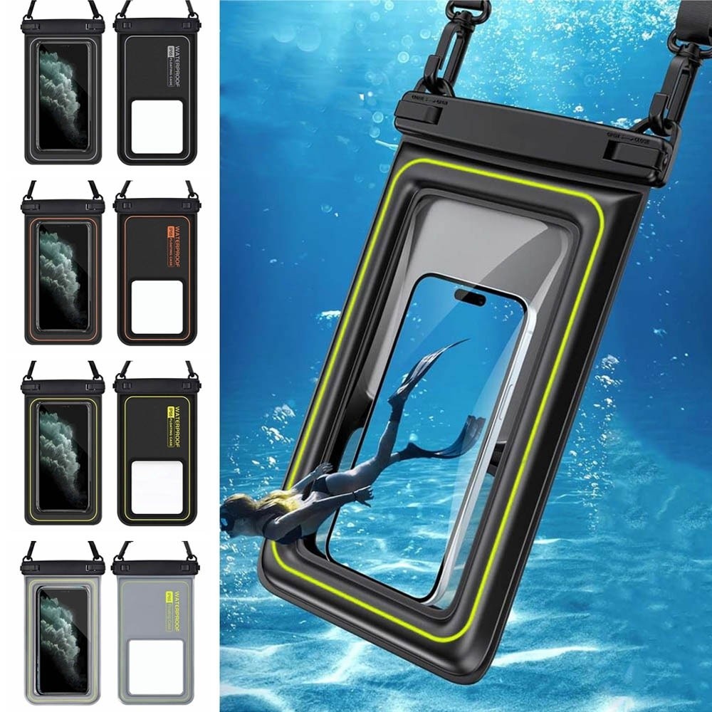 Dry Bag Waterproof - Waterdichte telefoontas met touchscreen, transparant, onderwater,