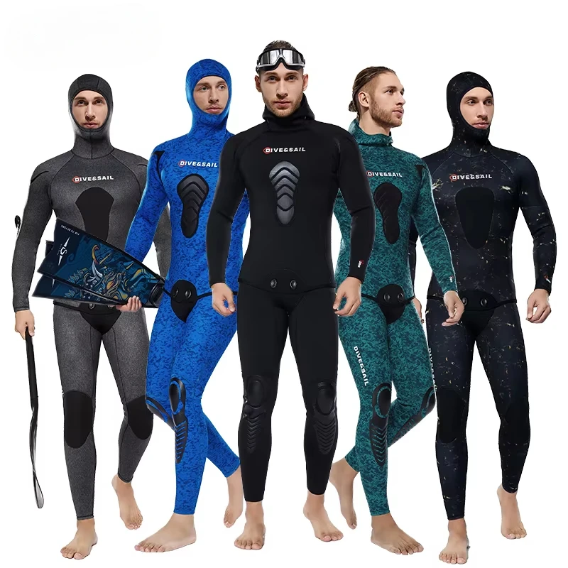 Wetsuit Men - 5mm Neopreen Tweedelig Open Cel Waterdicht