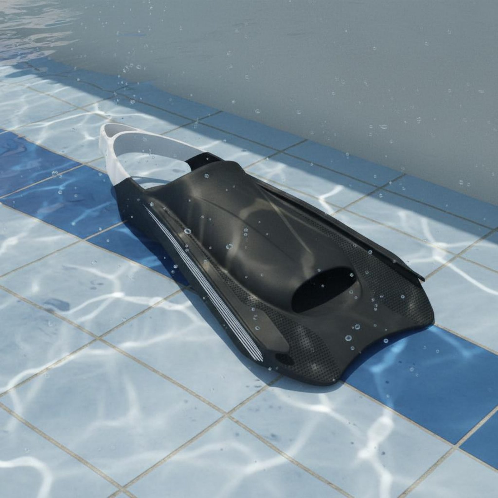 Flippers Swimming - Siliconen zwemvinnen Flexibele korte zwemvinnen Sportuitrusting