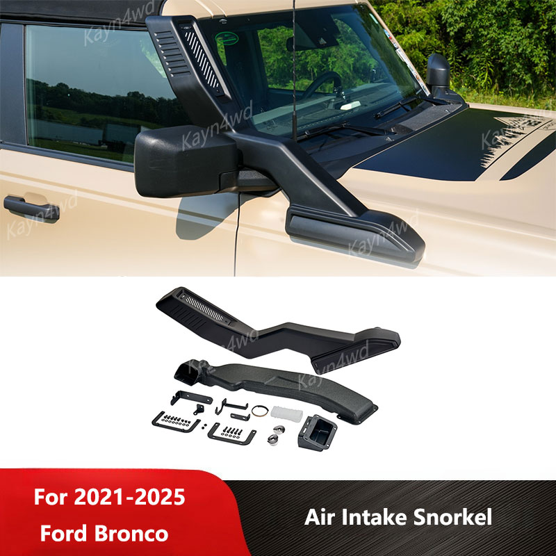 Snorkel Set - Offroad 4x4 exterieuraccessoires glanzend zwarte luchtinlaatsnorkelsets
